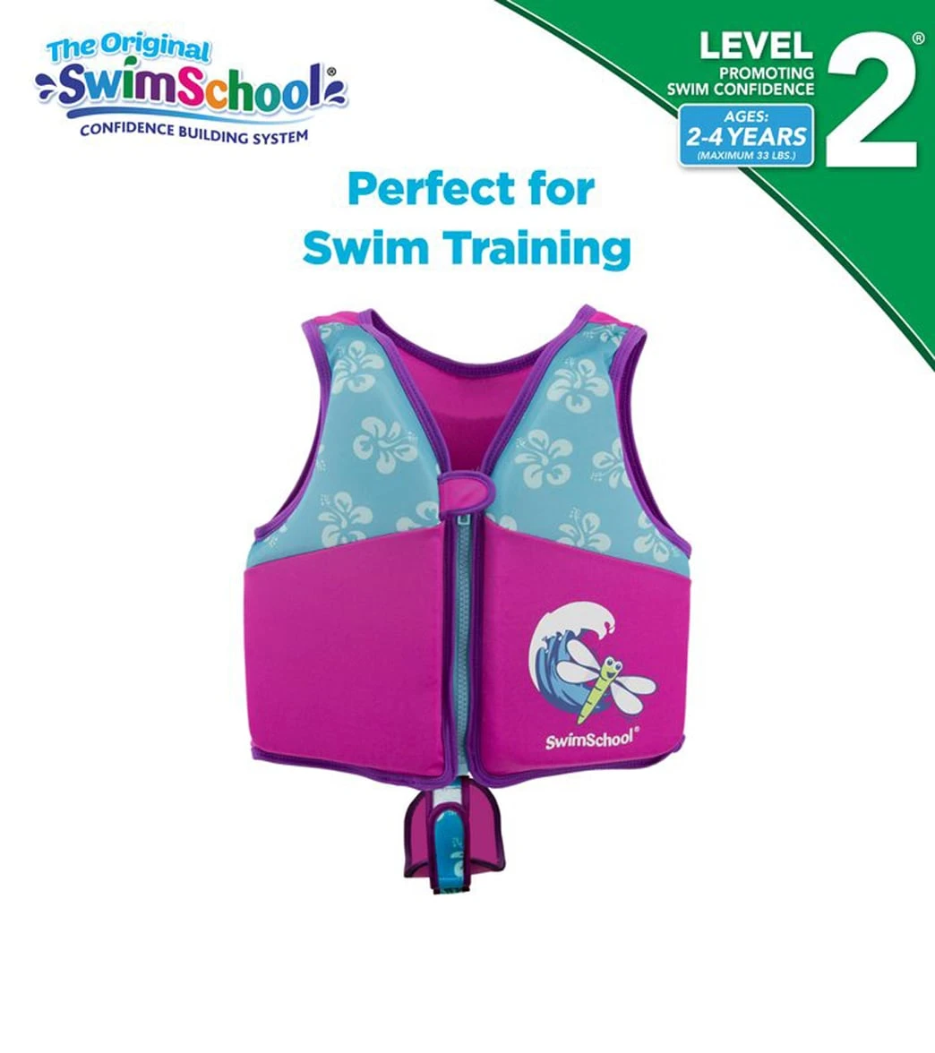 Kids' Printed Swim Vest With Safety Strap - Image 8