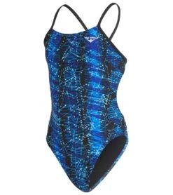Girls' Edge Swan Back One Piece Swimsuit