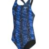 Girls' Edge Wave Back One Piece Swimsuit