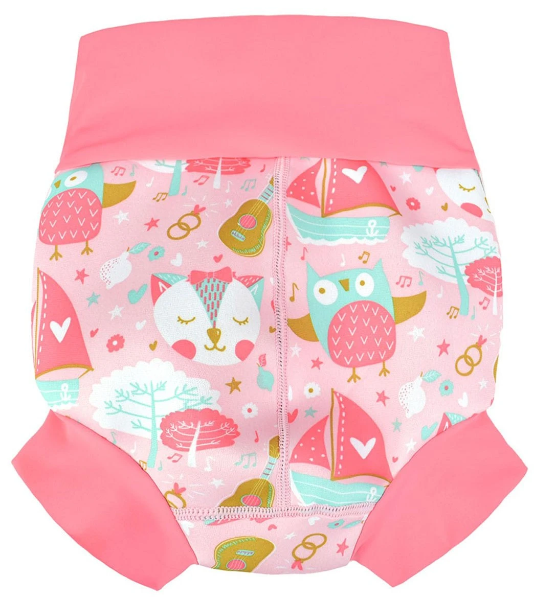 Owl & The Pussycat Happy Nappy Swim Diaper (Baby, Toddler) - Image 2