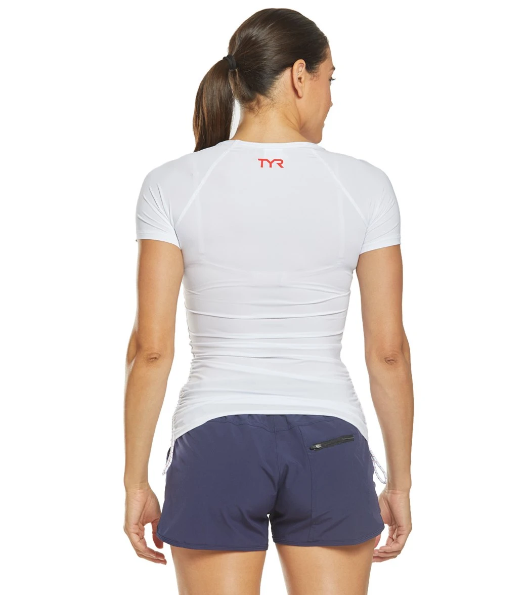 TYR Women's Guard Short Sleeve Rashguard - Image 3
