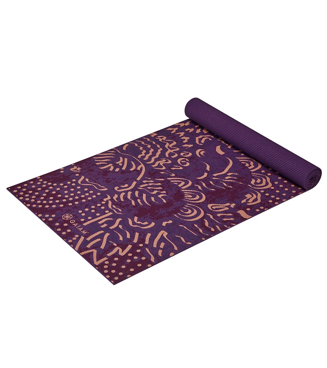 Gaiam Mulberry Cluster Classic Yoga Mat 68" 4mm - Image 2