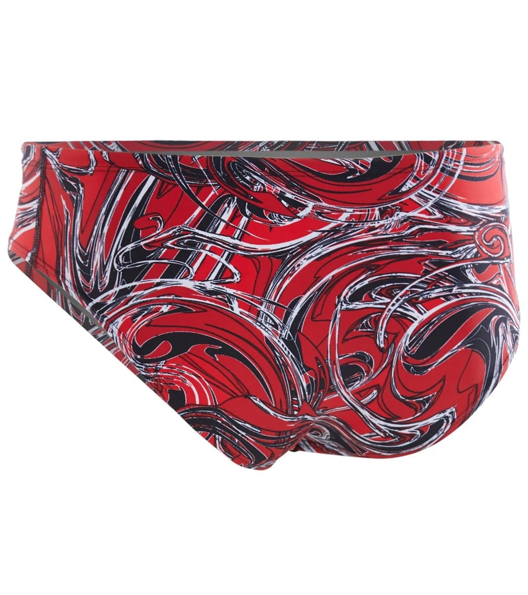 Graphlite Men's Tidal Wave All Over Racer Brief Swimsuit - Image 2