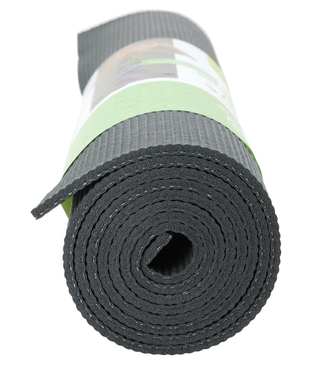 Gaiam Black Chakra Printed Yoga Mat 68" 6mm - Image 3