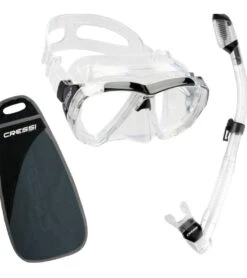 CRESSI Scuba Big Eyes Mask & Dry Snorkel Set