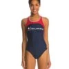 Nike Swim LifeLifeguard Power Back Tank One Piece Swimsuit