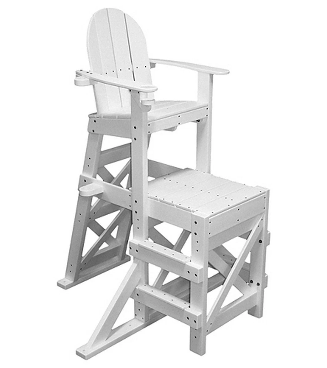 Medium Recycled Plastic Lifeguard Chair W/Side Step