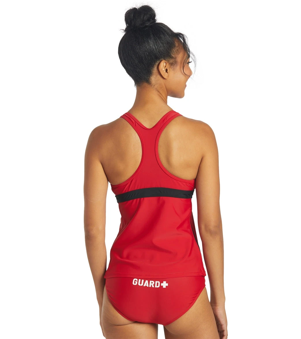 Guard Racerback Solid Tankini Top - Image 3