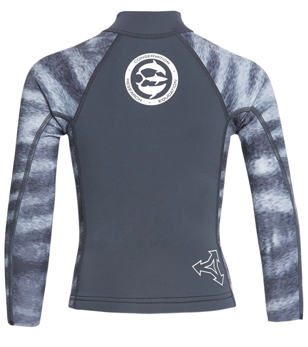 Xcel Juan Sharks Axis 2/1mm Long Sleeve Front Zip Jacket (Little Kid, Big Kid) - Image 2