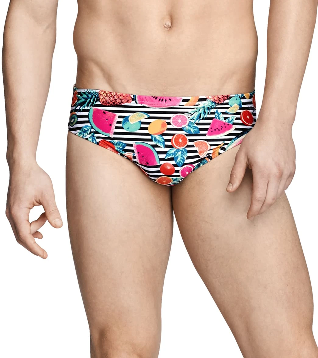 Speedo Men's Printed Brief Swimsuit