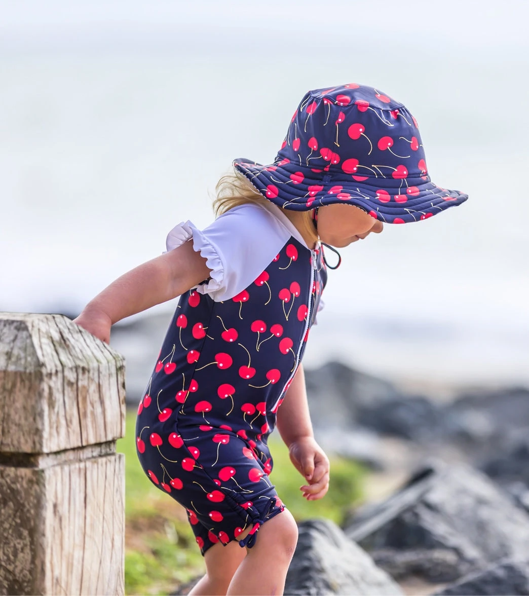 Girls' Ma Cheri Short Sleeve Ruffle Sunsuit (Baby, Toddler) - Image 3