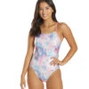 Unicorn Dreams Foil Micro Back One Piece Swimsuit