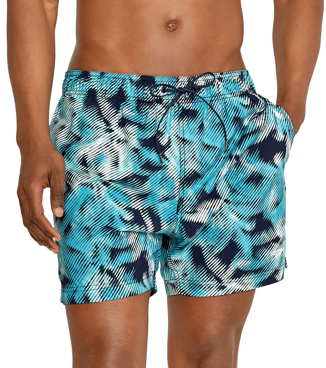 Speedo Men's 16" Printed Palm Swim Trunks