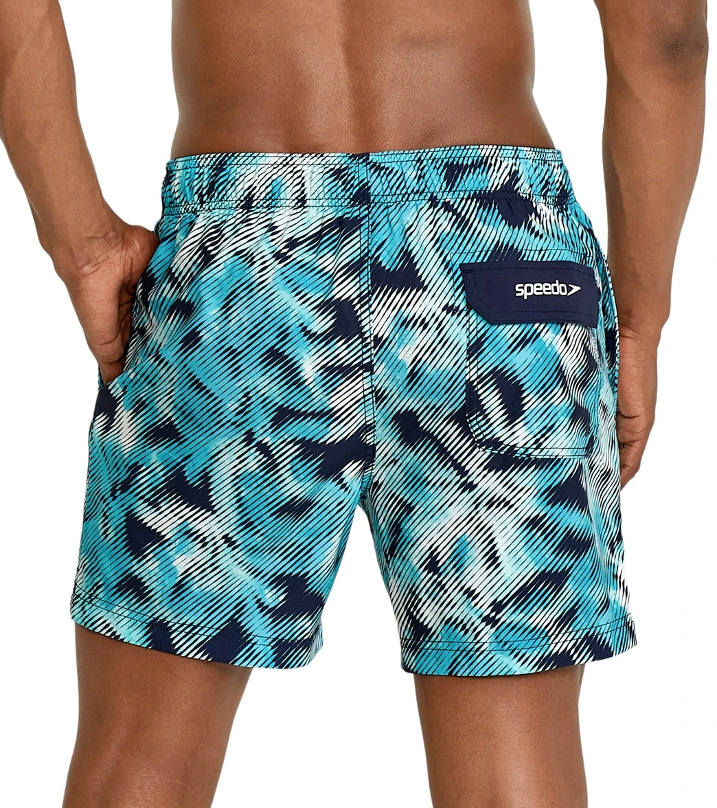 Speedo Men's 16" Printed Palm Swim Trunks - Image 3