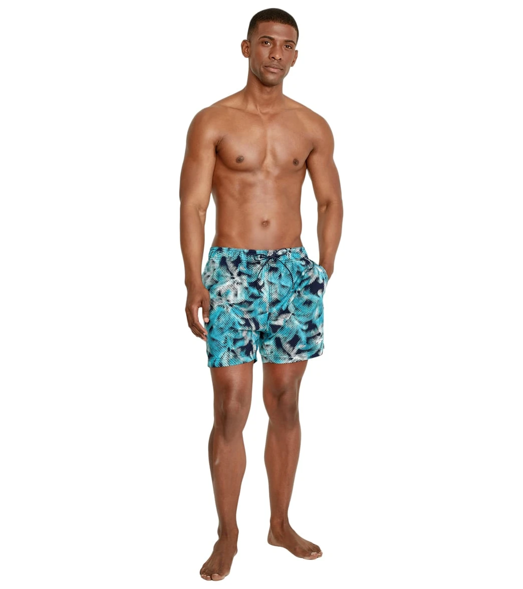 Speedo Men's 16" Printed Palm Swim Trunks - Image 4