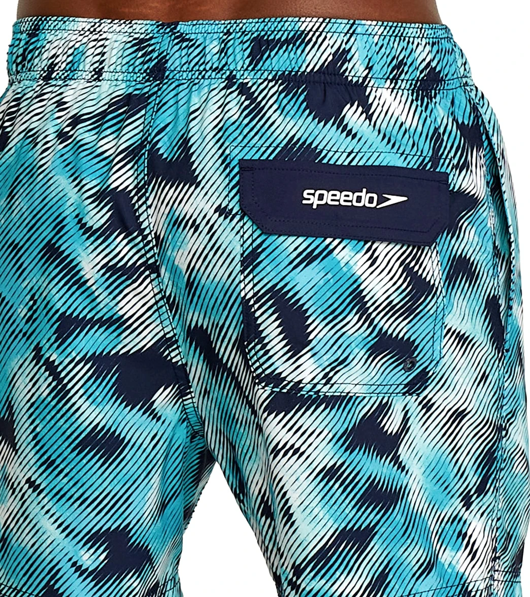 Speedo Men's 16" Printed Palm Swim Trunks - Image 5