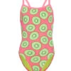 HydroLast Love Kiwi Thin Strap One Piece Swimsuit Youth (22-28)