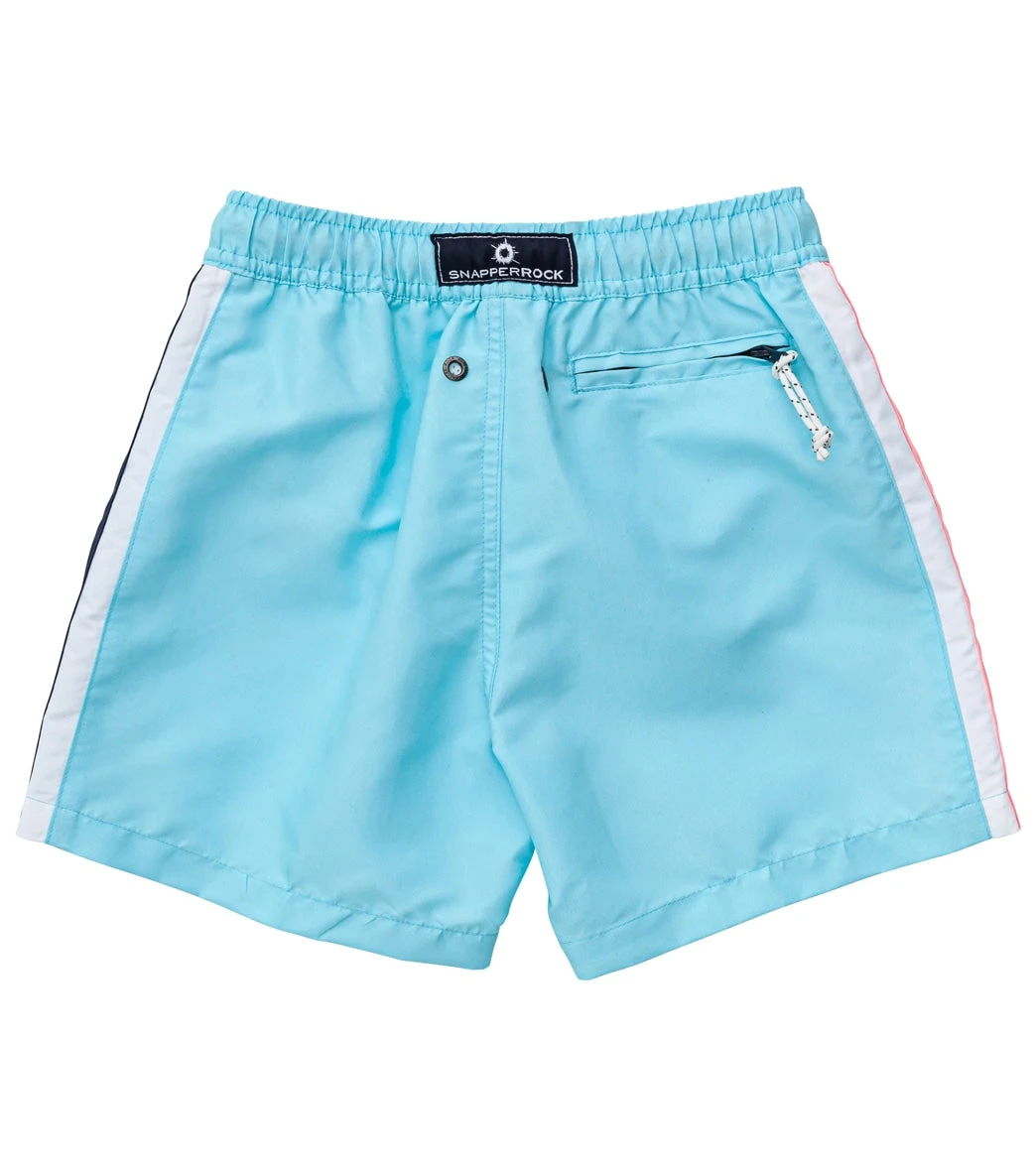 Boys' Blue Retro Stripe Volley Board Short (Toddler, Little Kid, Big Kid) - Image 2