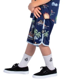 Volcom Boys' Isle Hoppa Scallop Boardshort