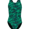 TYR Girls' Camo Maxfit One Piece Swimsuit