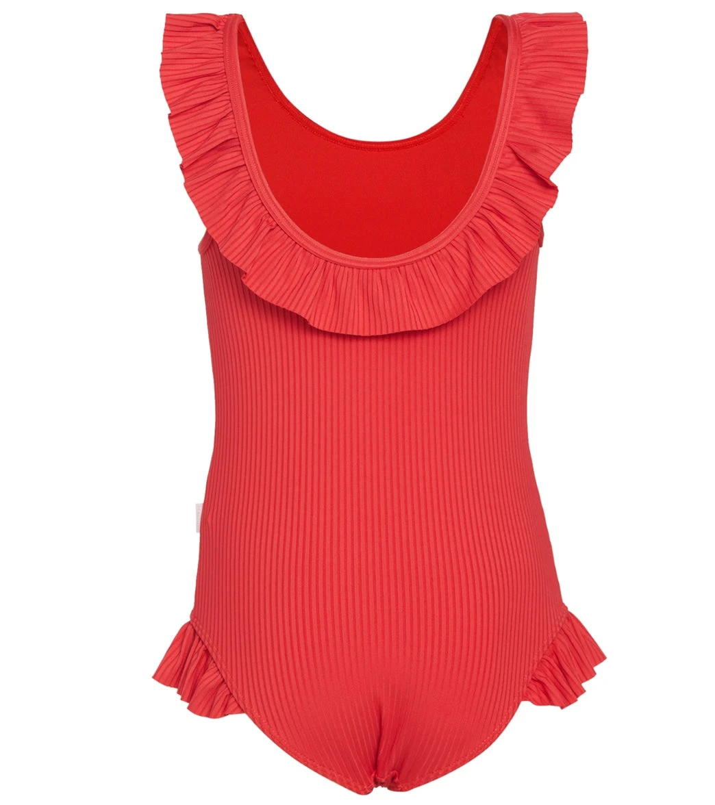 Seafolly Girls' Summer Essentials Ruffle One Piece Swimsuit (Baby, Toddler, Little Kid) - Image 2