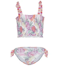 Seafolly Girls' Island In The Sun Two Piece Bikini Set (Baby, Toddler, Little Kid)