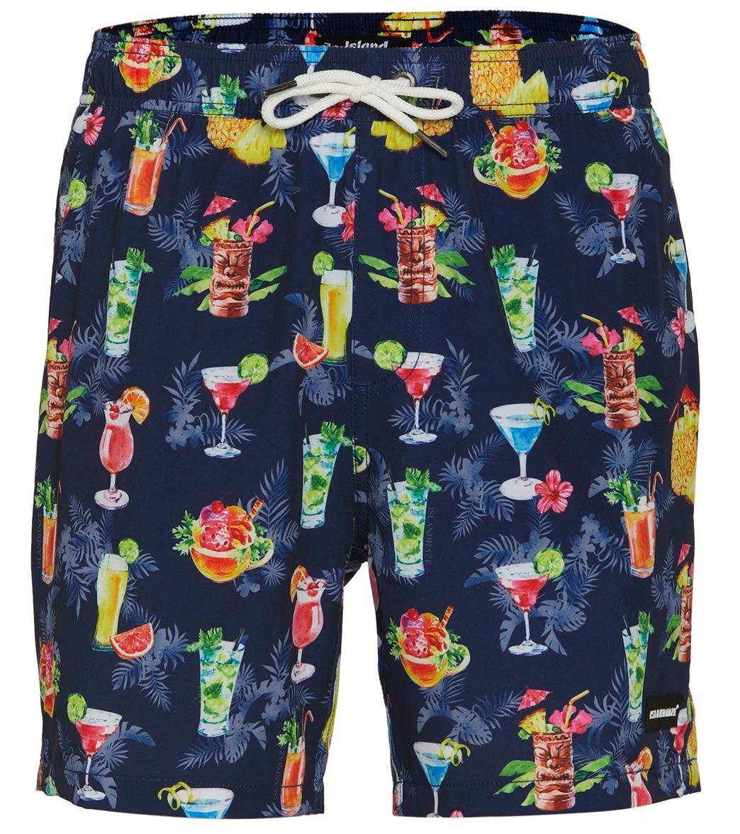 Men's 17" Fiesta Printed Swim Trunks