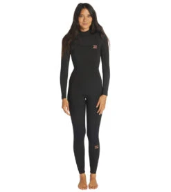 Billabong Women's 4/3mm Synergy Chest Zip Fullsuit Wetsuit