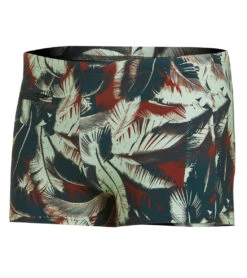Men's Palm Print Euroleg Swim Shorts