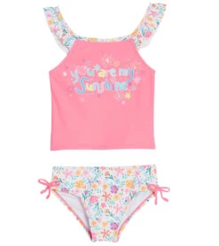 Girls' Field Of Dreams Two Piece Tankini Set (Baby, Toddler)