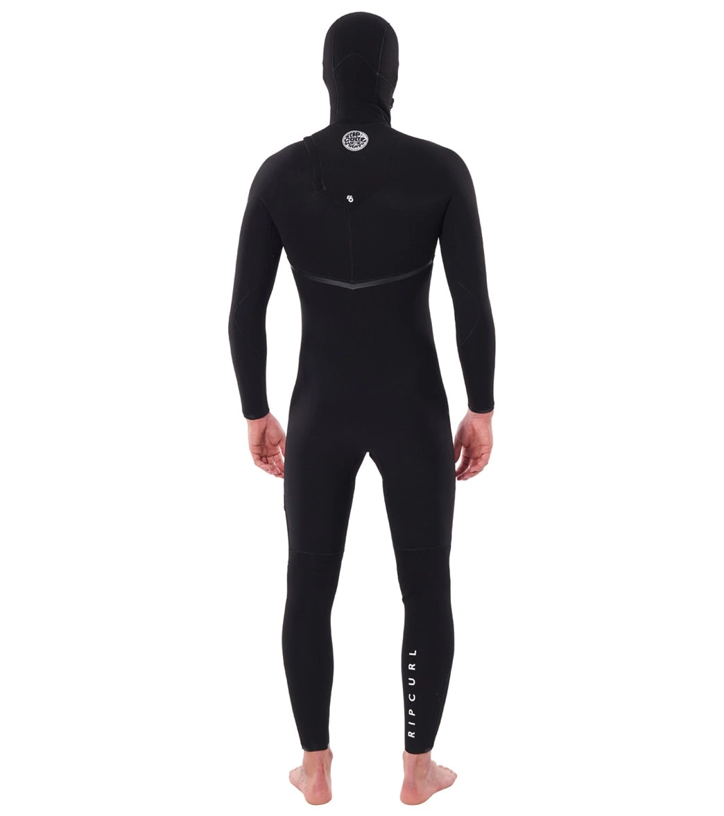 Rip Curl Men's 4/3mm E-Bomb Long Sleeve Zip Free Hooded Fullsuit Wetsuit - Image 3