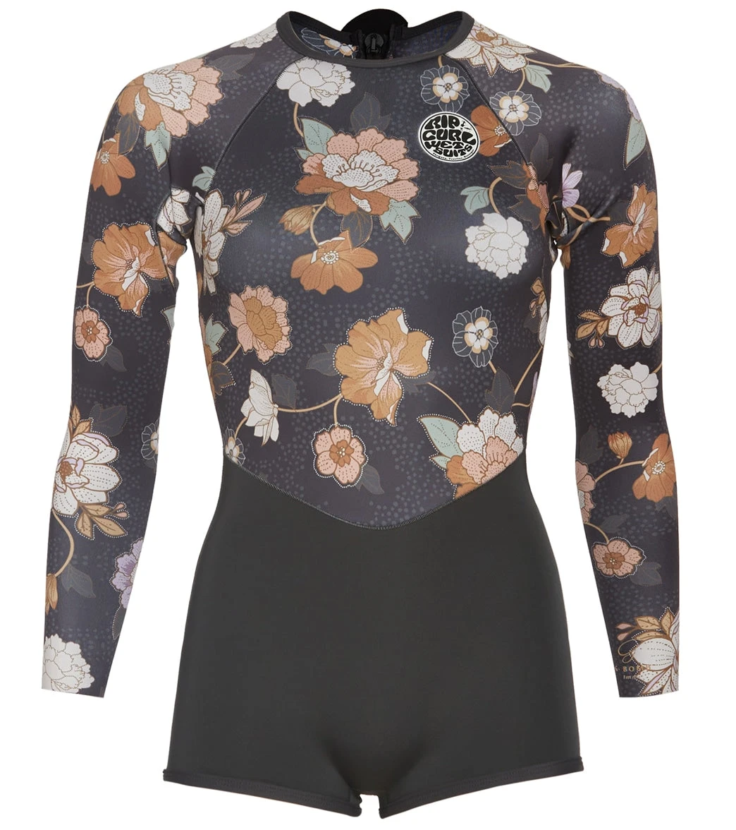 Rip Curl Women's 1mm G-Bomb Long Sleeve Boyleg Springsuit Wetsuit