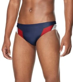 Speedo Men's Edge Splice Brief Swimsuit