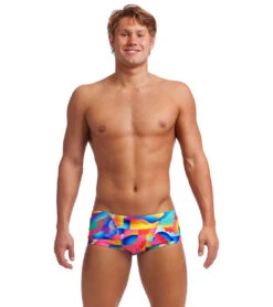 Funky Trunks Men's Radar Rage Classic Trunk Square Leg Swimsuit