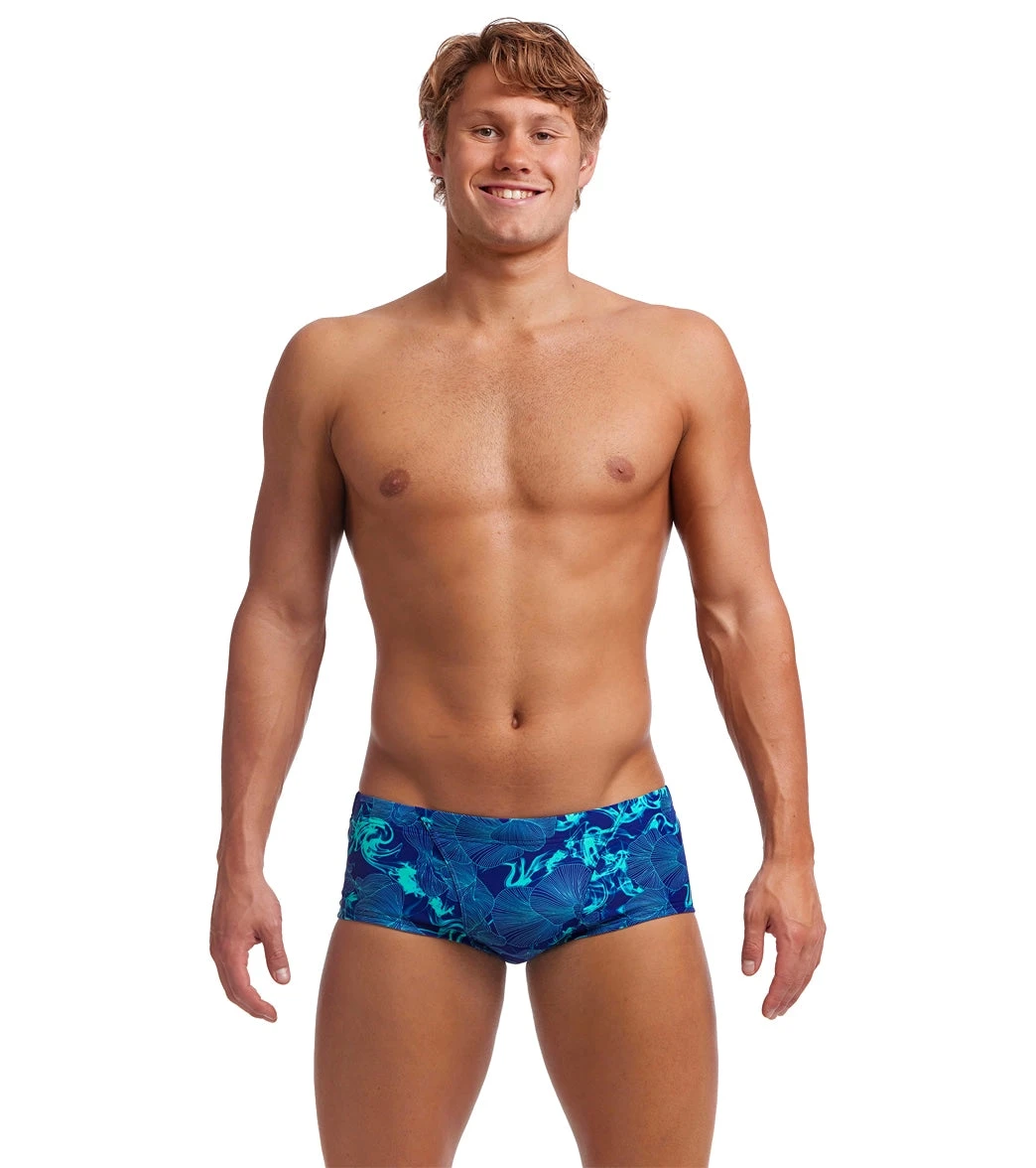Funky Trunks Men's Deep Blue Classic Trunk Square Leg Swimsuit