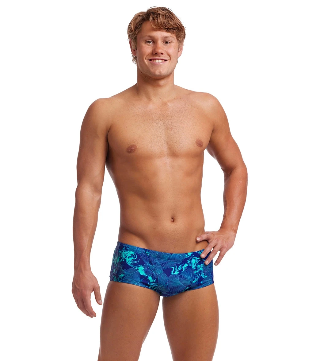 Funky Trunks Men's Deep Blue Classic Trunk Square Leg Swimsuit - Image 2
