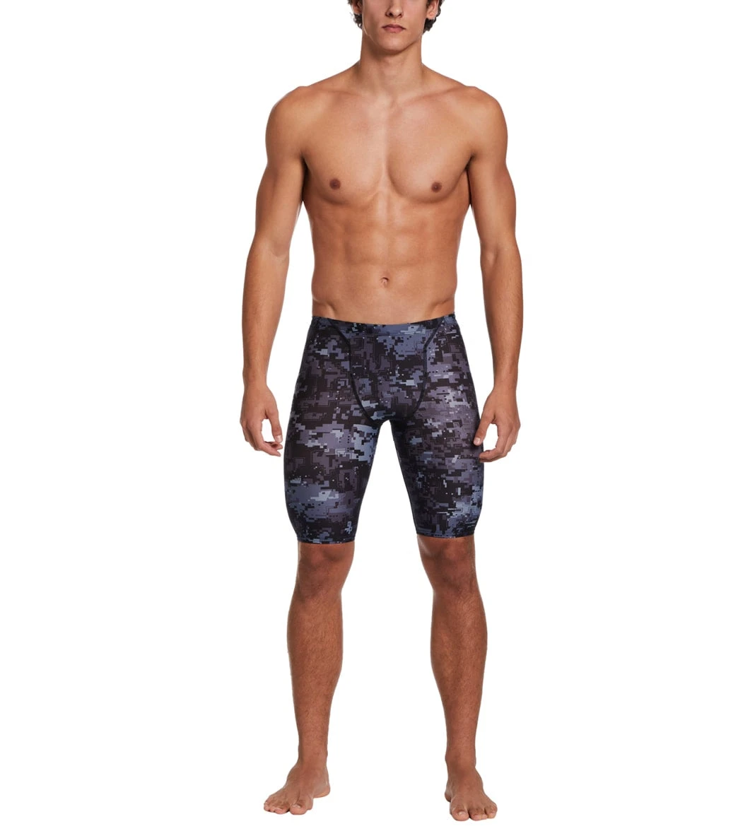 Nike Men's HydraStrong Multi Print Jammer Swimsuit - Image 4