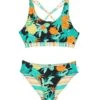 Seafolly Girls' Tropical Nights Two Piece Bikini Set (Big Kid)