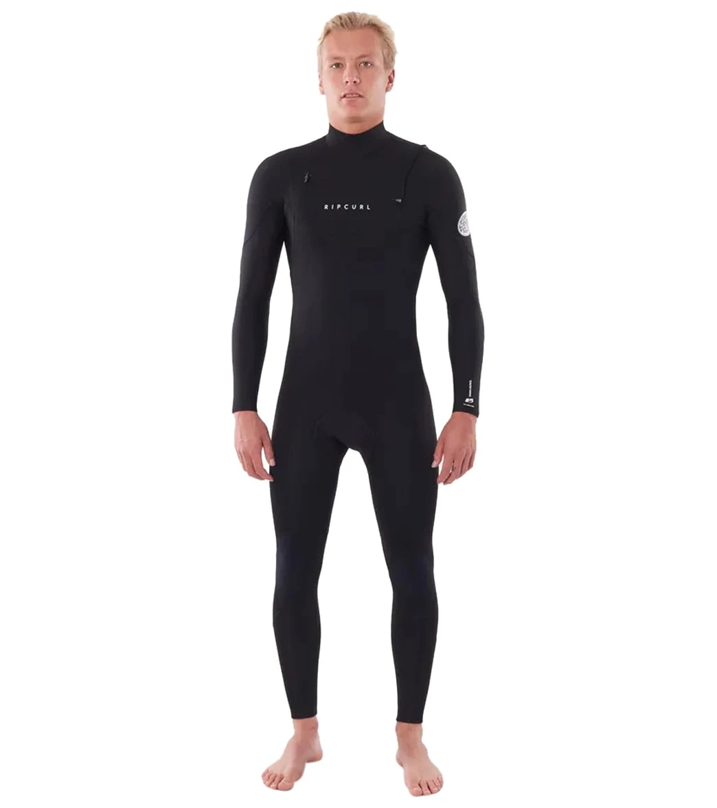 Rip Curl Men's 4/3MM Dawn Patrol Chest Zip Fullsuit Wetsuit