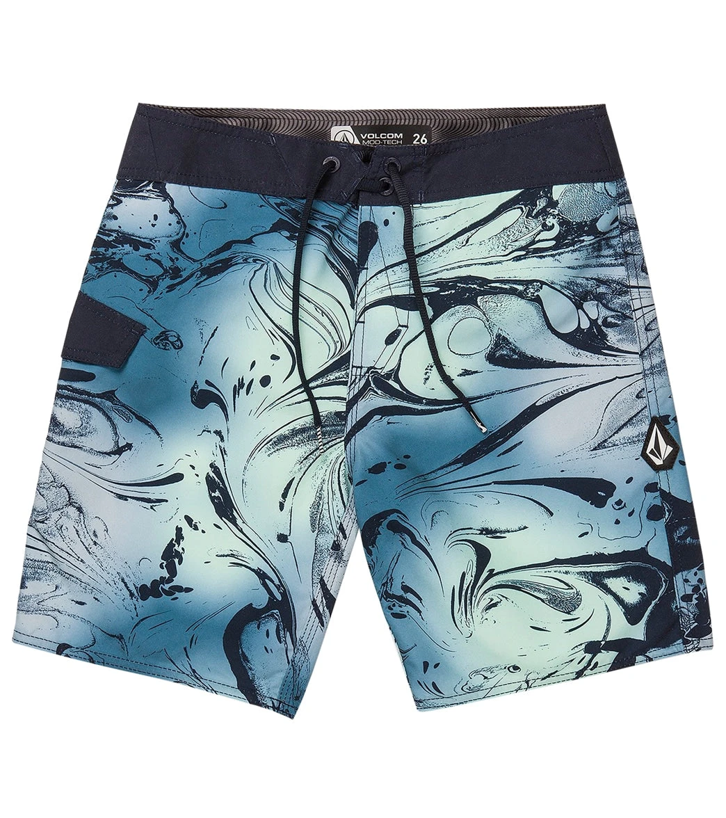 Volcom Boys' Mod Marble Stripe Board Shorts (Big Kid)