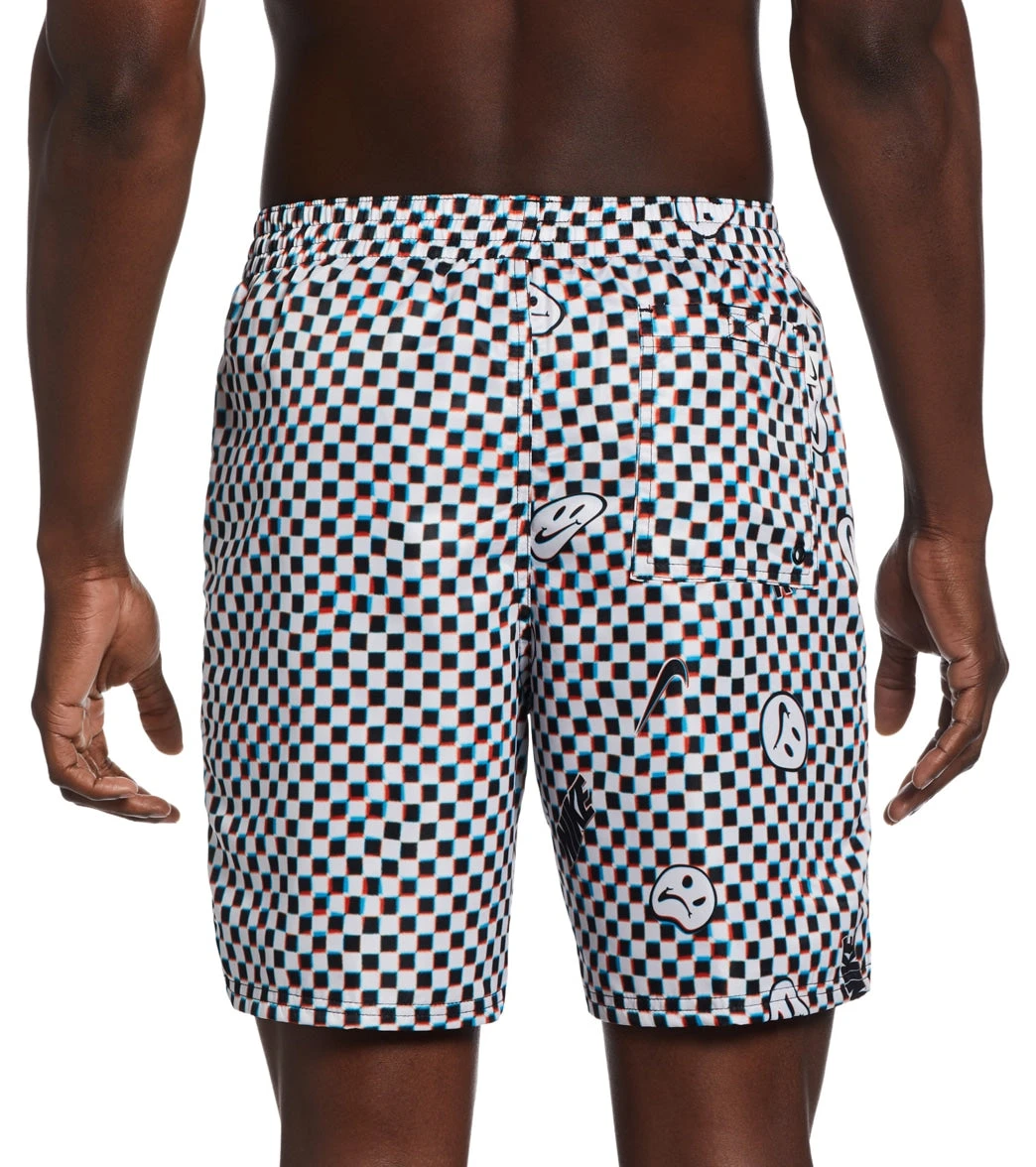 Nike Men's Smiles Check Swim Trunks - Image 2
