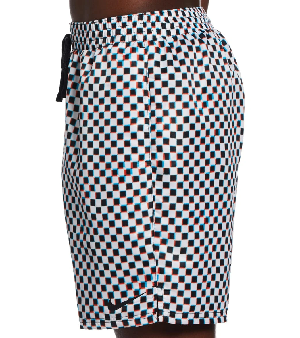 Nike Men's Smiles Check Swim Trunks - Image 3