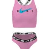 Nike Girls Logo Tape Two Piece Midkini Set (Big Kid)