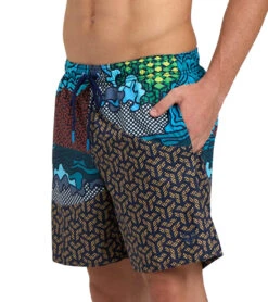 Arena Men's 16" Placed Beach Boxer Swim Trunks